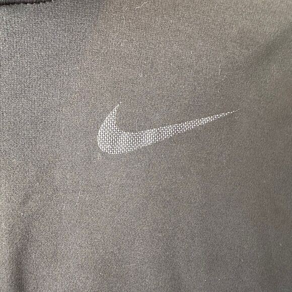 Nike Pullover Mens Medium Black Dri-Fit 1/4 Zip Athletic Training Top - Picture 3 of 5